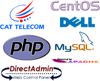 Powered by PHP DELL CentOS MySQL APACHE DirectAdmin CAT Telecom